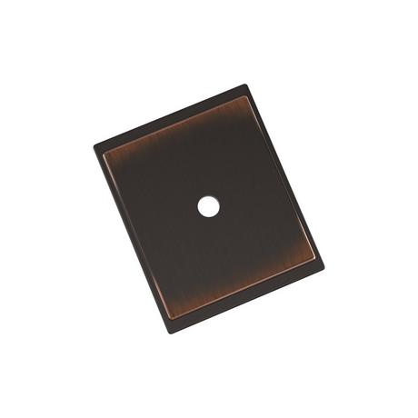 Traditional Rectangle Cabinet Knob Backplate