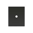 Traditional Rectangle Cabinet Knob Backplate - Matte Black, , large image number 1