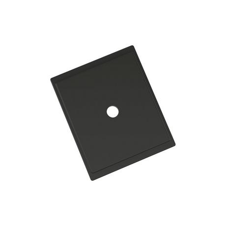 Traditional Rectangle Cabinet Knob Backplate