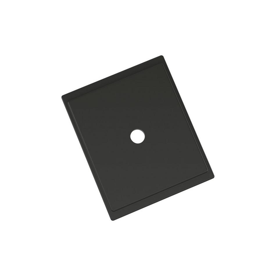 Traditional Rectangle Cabinet Knob Backplate, , large image number 4