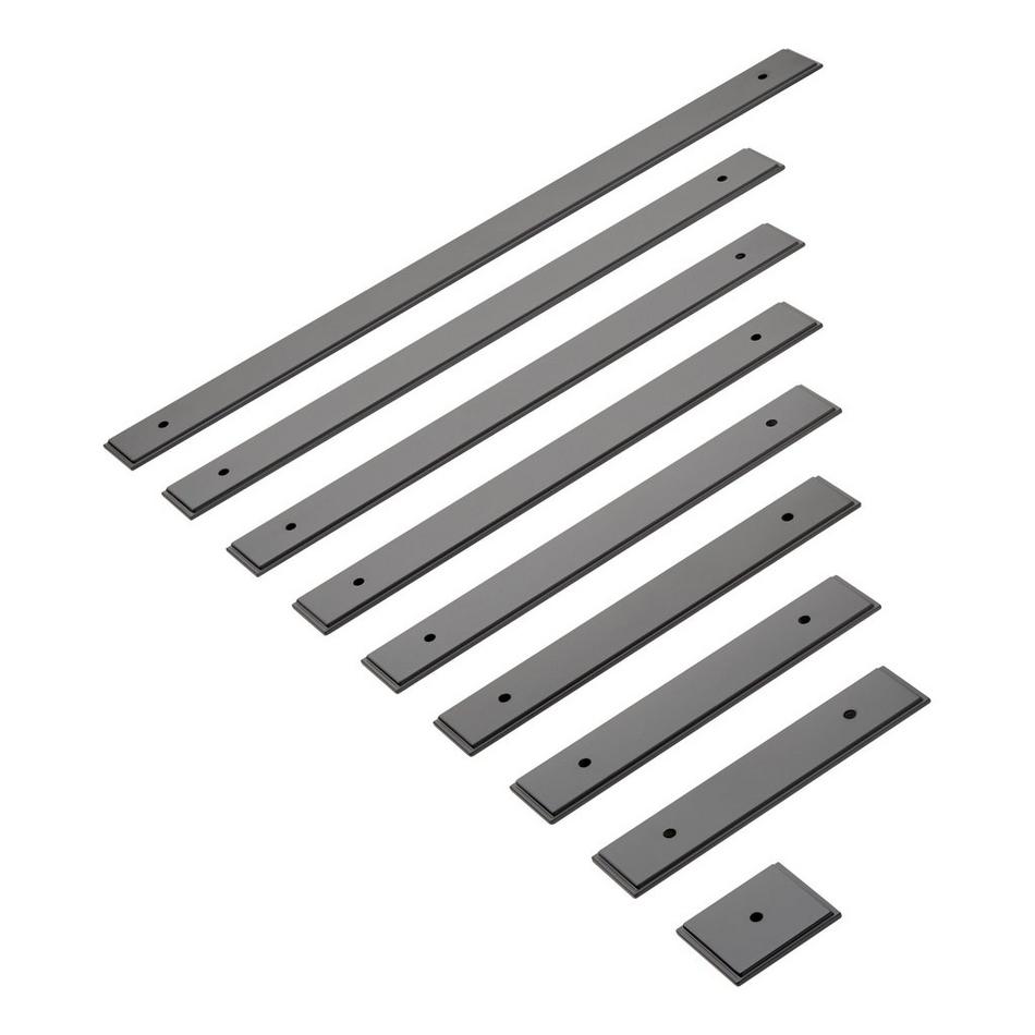 Traditional Rectangle Cabinet Knob Backplate, , large image number 8