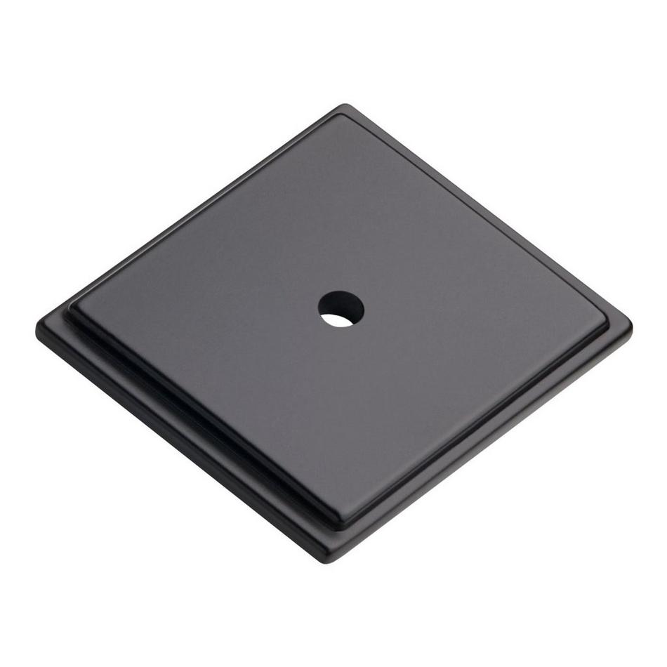 Traditional Rectangle Cabinet Knob Backplate, , large image number 0