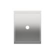 Traditional Rectangle Cabinet Knob Backplate - Polished Chrome, , large image number 1