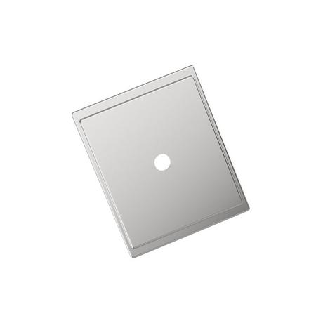 Traditional Rectangle Cabinet Knob Backplate