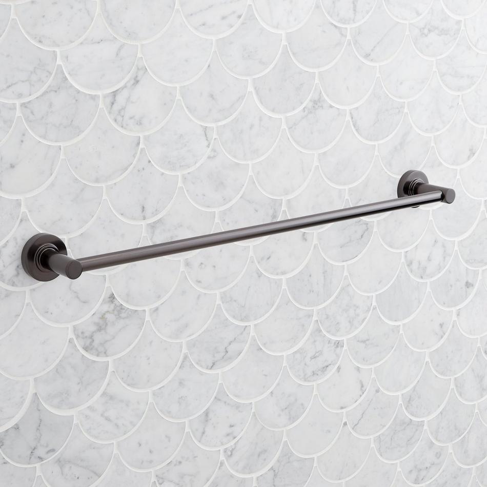 24" Lexia Towel Bar - Gunmetal, , large image number 1