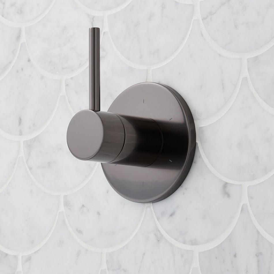 Lexia Pressure Balance Shower System With Slide Bar and Hand Shower - Gunmetal, , large image number 2