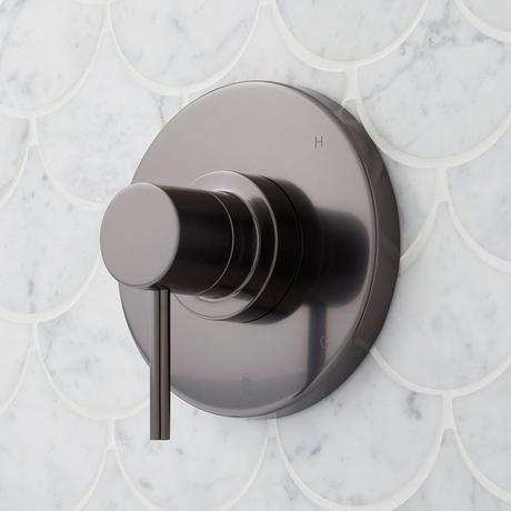 Lexia Pressure Balance Shower System with Slide Bar and Hand Shower