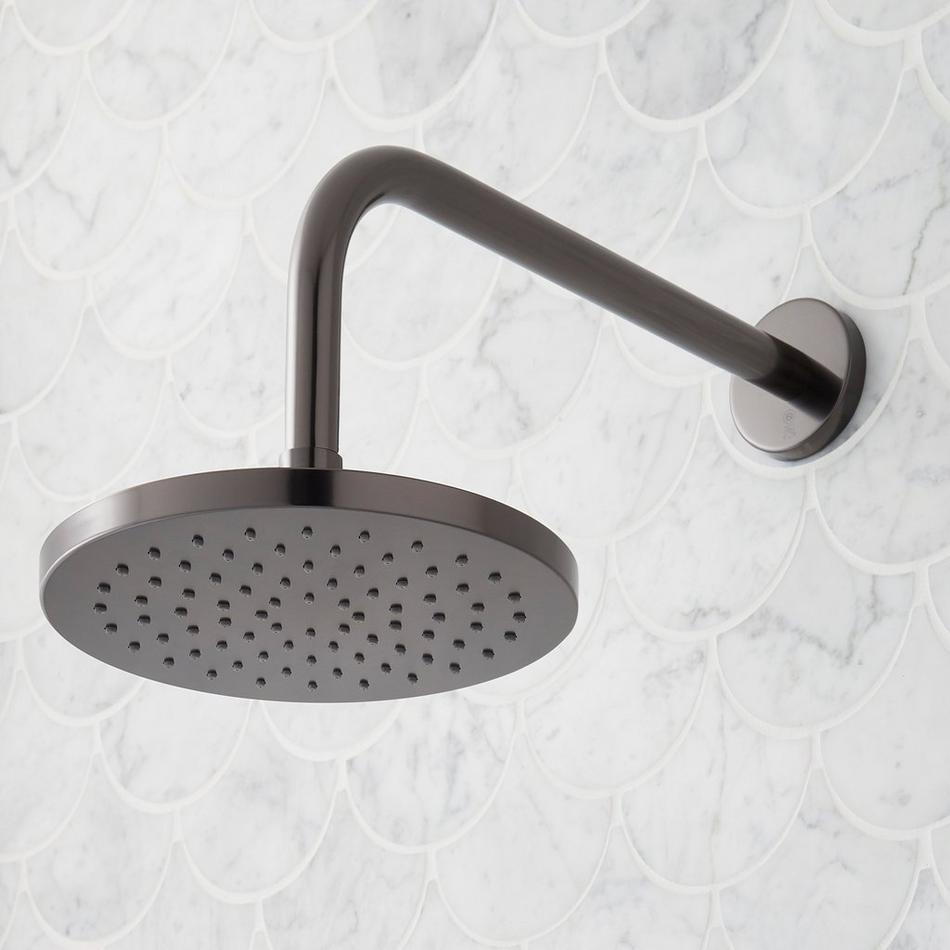 Lexia Pressure Balance Shower System With Slide Bar and Hand Shower - Gunmetal, , large image number 1