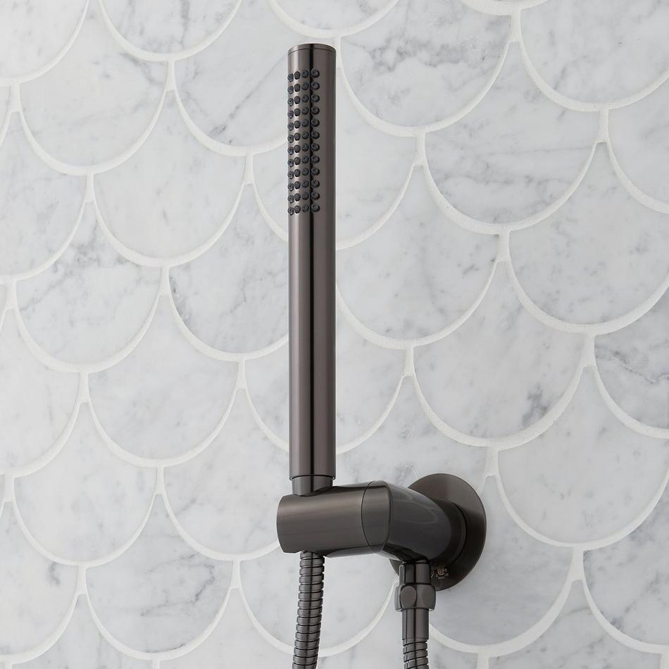 Lexia Thermostatic Shower System With Hand Shower - Gunmetal, , large image number 5