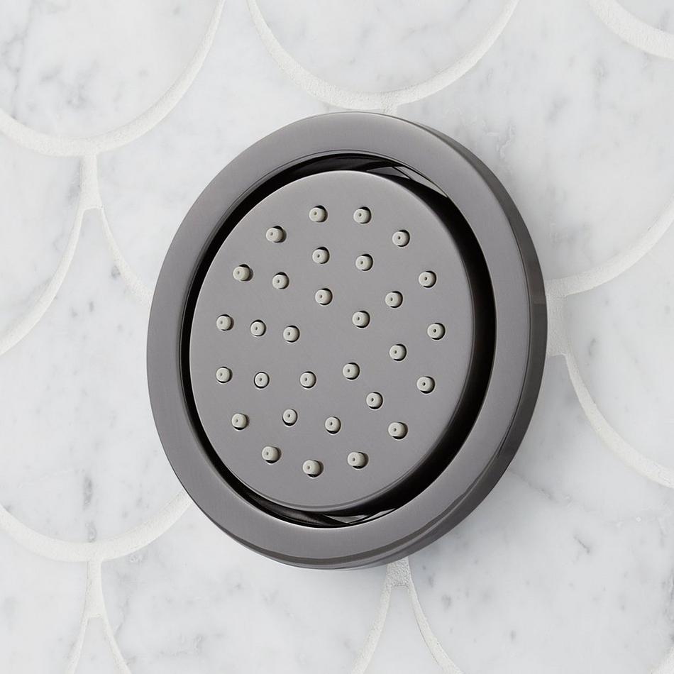 Lexia Thermostatic Shower System With 3 Body Sprays and Hand Shower - Gunmetal, , large image number 6