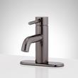 Lexia Single-Hole Bathroom Faucet with Deck Plate, , large image number 6