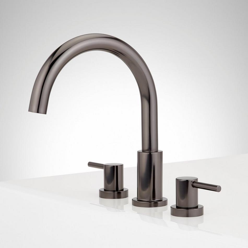Lexia 3-Hole Roman Tub Faucet and Rough-In Valve - Gunmetal, , large image number 2