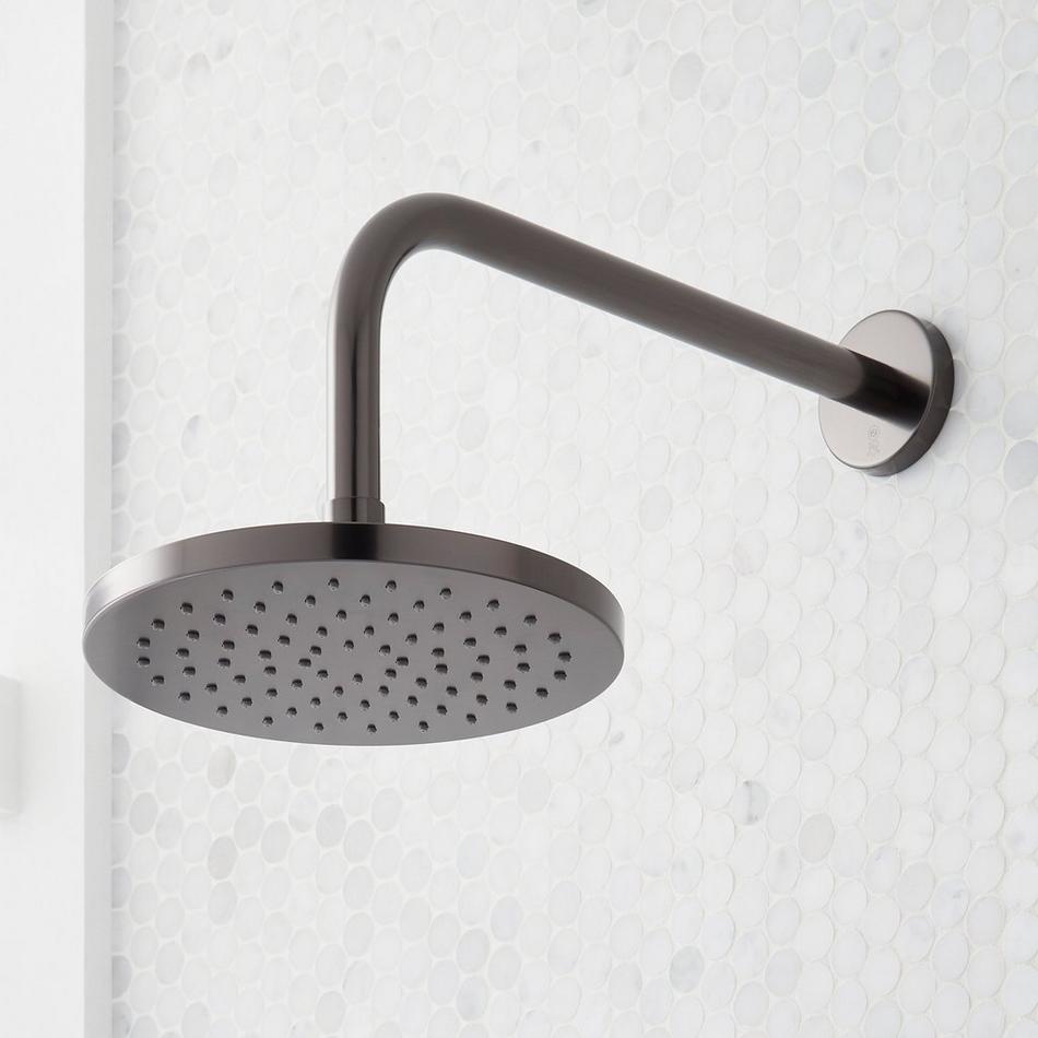 Vassor Pressure Balance Shower System With Slide Bar and Hand Shower - Gunmetal, , large image number 1