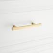 3-3/4" Brixlee Reeded Brass Cabinet Pull - Satin Brass, , large image number 3