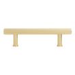 3-3/4" Brixlee Reeded Brass Cabinet Pull - Satin Brass, , large image number 2