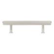 Brixlee Reeded Brass Cabinet Pull - Brushed Nickel/Polished Nickel - 3-3/4" Centers, , large image number 1