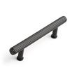 6" Brixlee Reeded Brass Cabinet Pull - Matte Black, , large image number 0