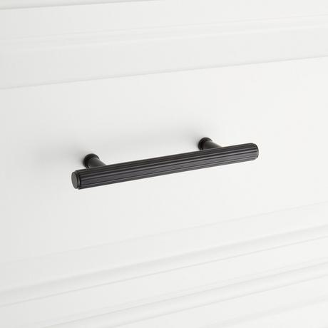 Brixlee Reeded Brass Cabinet Pull