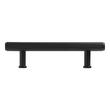6" Brixlee Reeded Brass Cabinet Pull - Matte Black, , large image number 2
