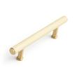 6" Brixlee Reeded Brass Cabinet Pull - Satin Brass, , large image number 0