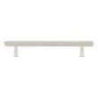 Brixlee Reeded Brass Cabinet Pull - Brushed Nickel/Polished Nickel - 6" Centers, , large image number 1