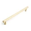 18" Brixlee Reeded Brass Appliance Pull - Satin Brass, , large image number 0