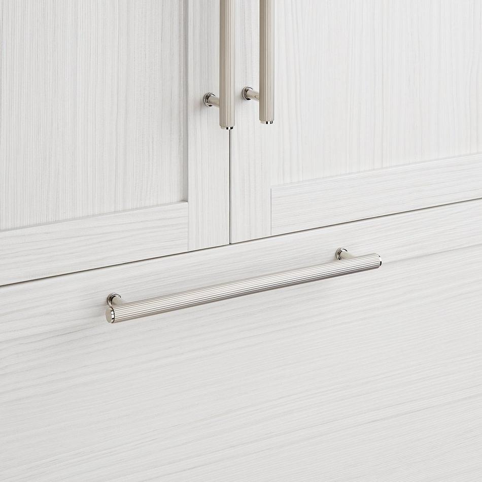 Brixlee Reeded Brass Appliance Pull, , large image number 1