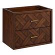 24" Patzi Wall-Mount Vanity - Chocolate Bark Brown - Vanity Cabinet Only, , large image number 0
