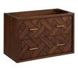 30" Patzi Wall-Mount Vanity - Chocolate Bark Brown - Vanity Cabinet Only, , large image number 0