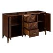 60" Patzi Double Vanity - Chocolate Bark Brown - Vanity Cabinet Only, , large image number 1