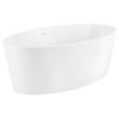 63" Lesa Solid Surface Freestanding Tub - Glossy Finish, , large image number 1