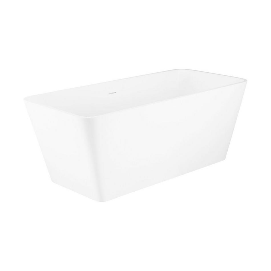 59" Inoma Solid Surface Freestanding Tub - Gloss Finish, , large image number 1