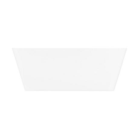 59" Inoma Solid Surface Freestanding Tub - Gloss Finish