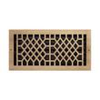 Antique Style Brass Oversized Wall Register - Antique Brass - 8" x 10" (9-7/16" x 11-9/16" Overall), , large image number 0