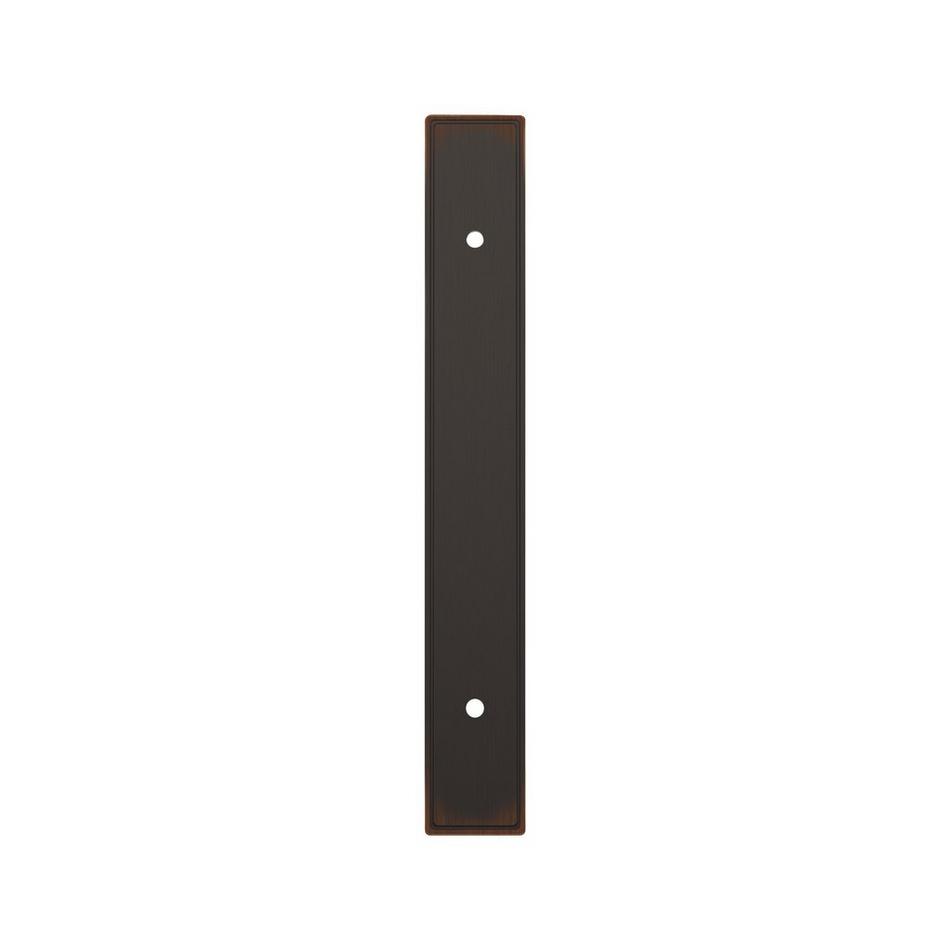 5-1/16" Contemporary Cabinet Pull Backplate - Oil Rubbed Bronze, , large image number 1