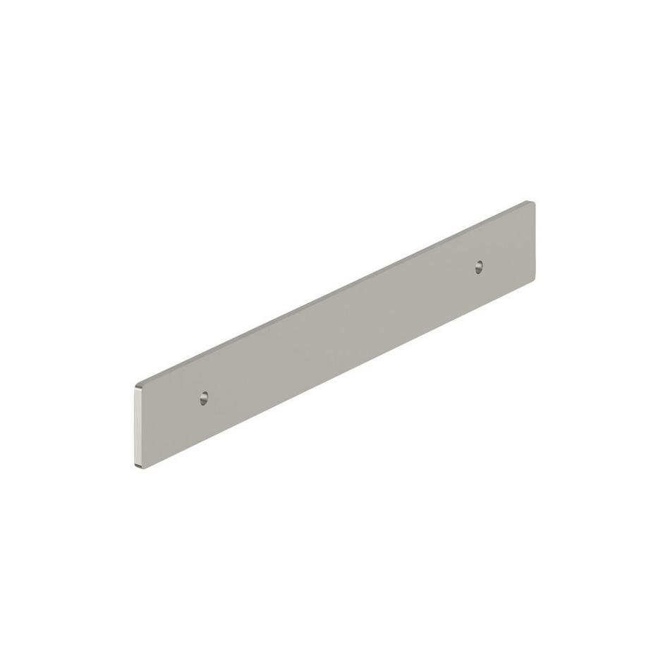 5-1/16" Contemporary Cabinet Pull Backplate - Satin Nickel, , large image number 2