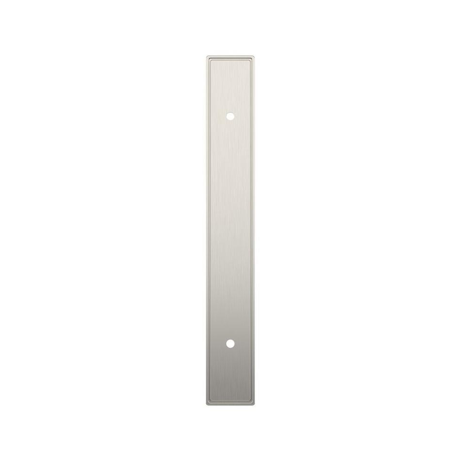 5-1/16" Contemporary Cabinet Pull Backplate - Satin Nickel, , large image number 1