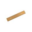 3-3/4" Contemporary Cabinet Pull Backplate - Brushed Gold, , large image number 0