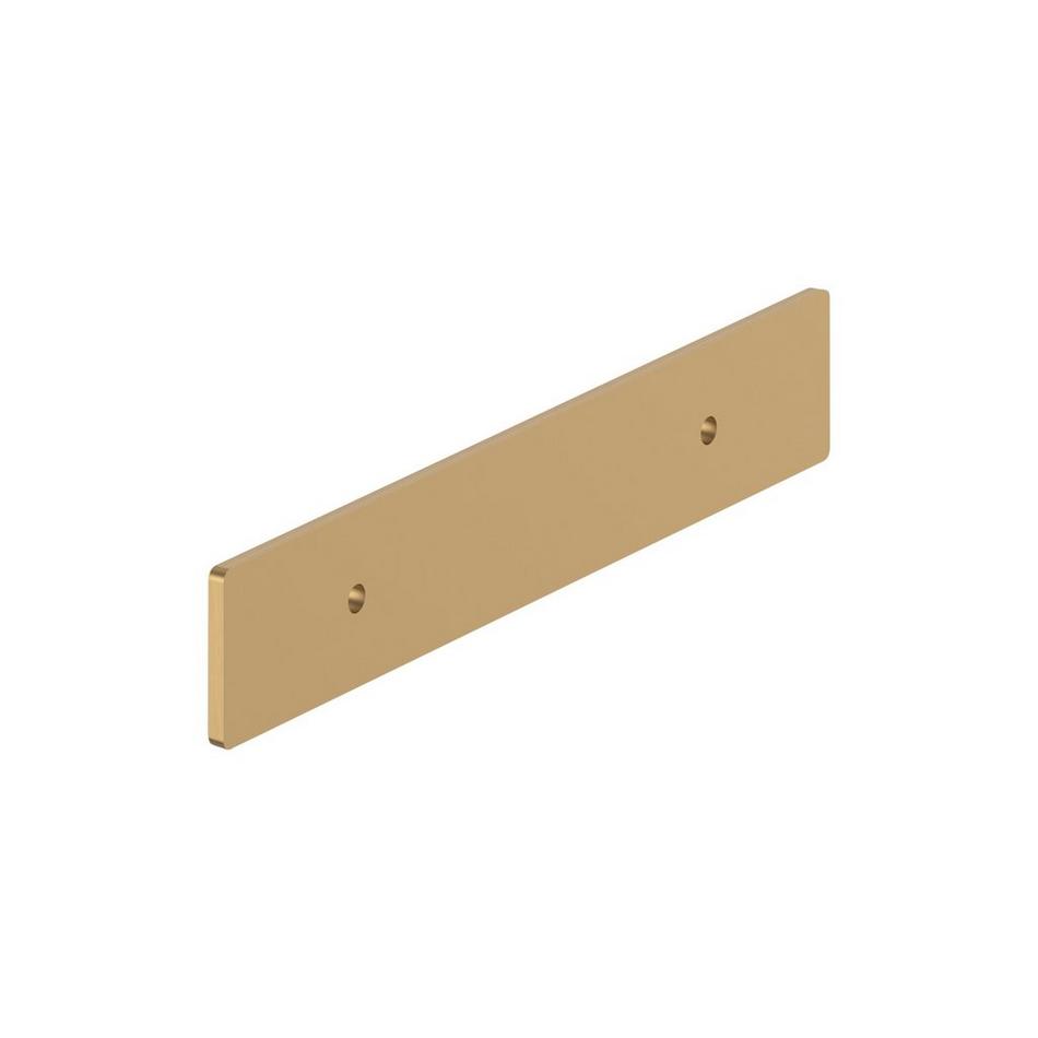 3-3/4" Contemporary Cabinet Pull Backplate - Champagne Bronze, , large image number 2