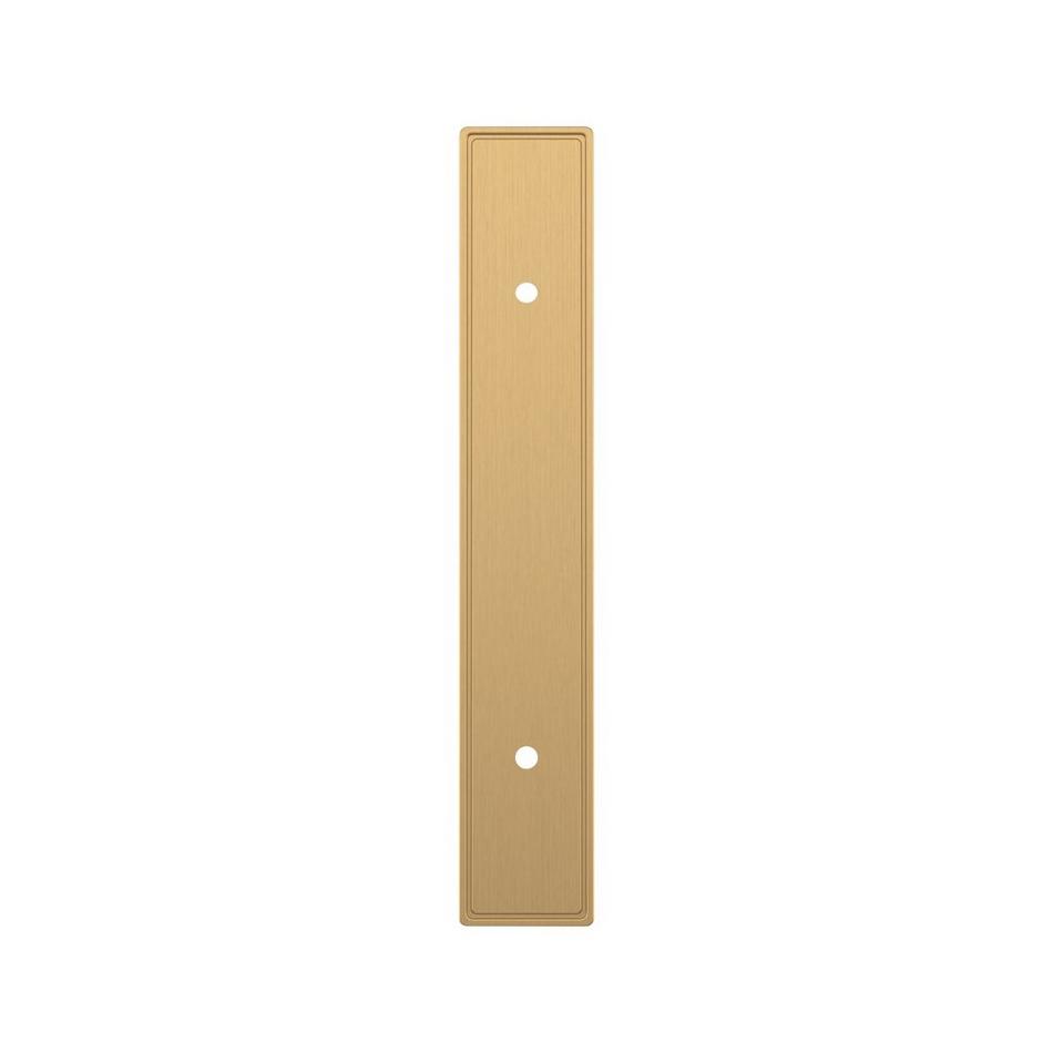 3-3/4" Contemporary Cabinet Pull Backplate - Champagne Bronze, , large image number 1