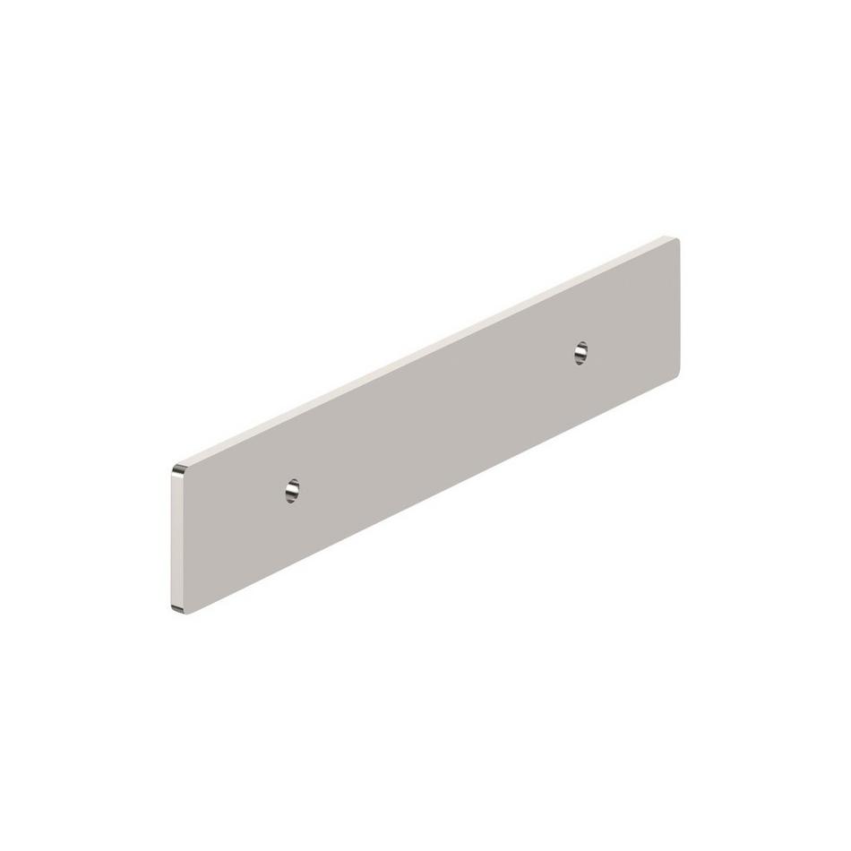 3-3/4" Contemporary Cabinet Pull Backplate - Polished Nickel, , large image number 2