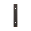 3-3/4" Contemporary Cabinet Pull Backplate - Oil Rubbed Bronze, , large image number 1