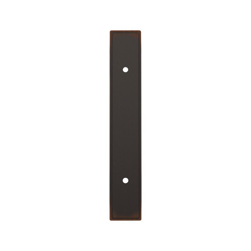3-3/4" Contemporary Cabinet Pull Backplate - Oil Rubbed Bronze, , large image number 1