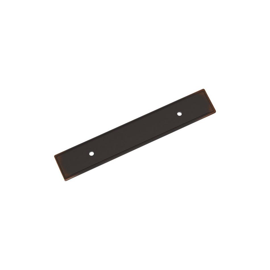 3-3/4" Contemporary Cabinet Pull Backplate - Oil Rubbed Bronze, , large image number 0