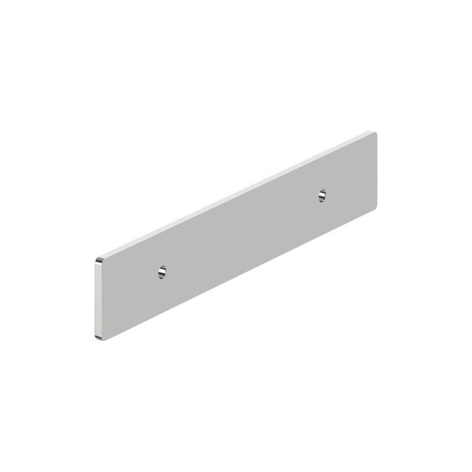 3-3/4" Contemporary Cabinet Pull Backplate - Polished Chrome, , large image number 2