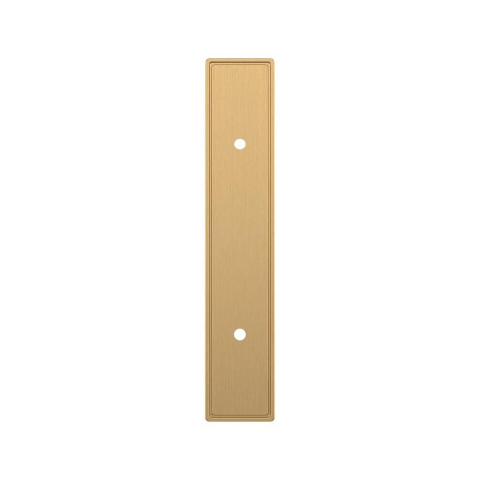 3" Contemporary Cabinet Pull Backplate - Champagne Bronze, , large image number 1