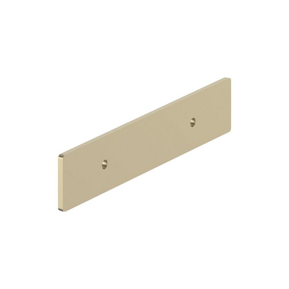 3" Contemporary Cabinet Pull Backplate - Golden Champagne, , large image number 2