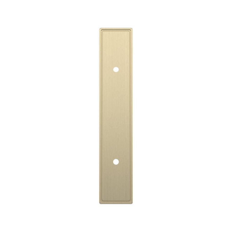 3" Contemporary Cabinet Pull Backplate - Golden Champagne, , large image number 1