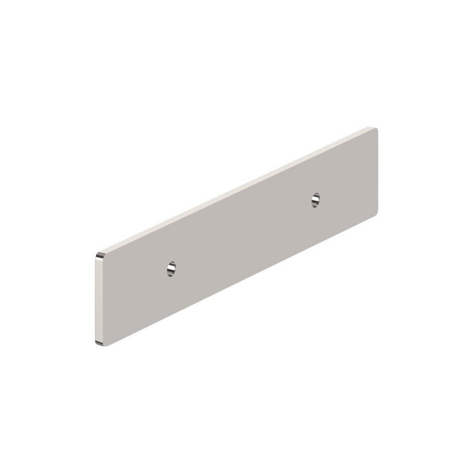 3" Contemporary Cabinet Pull Backplate - Polished Nickel, , large image number 2