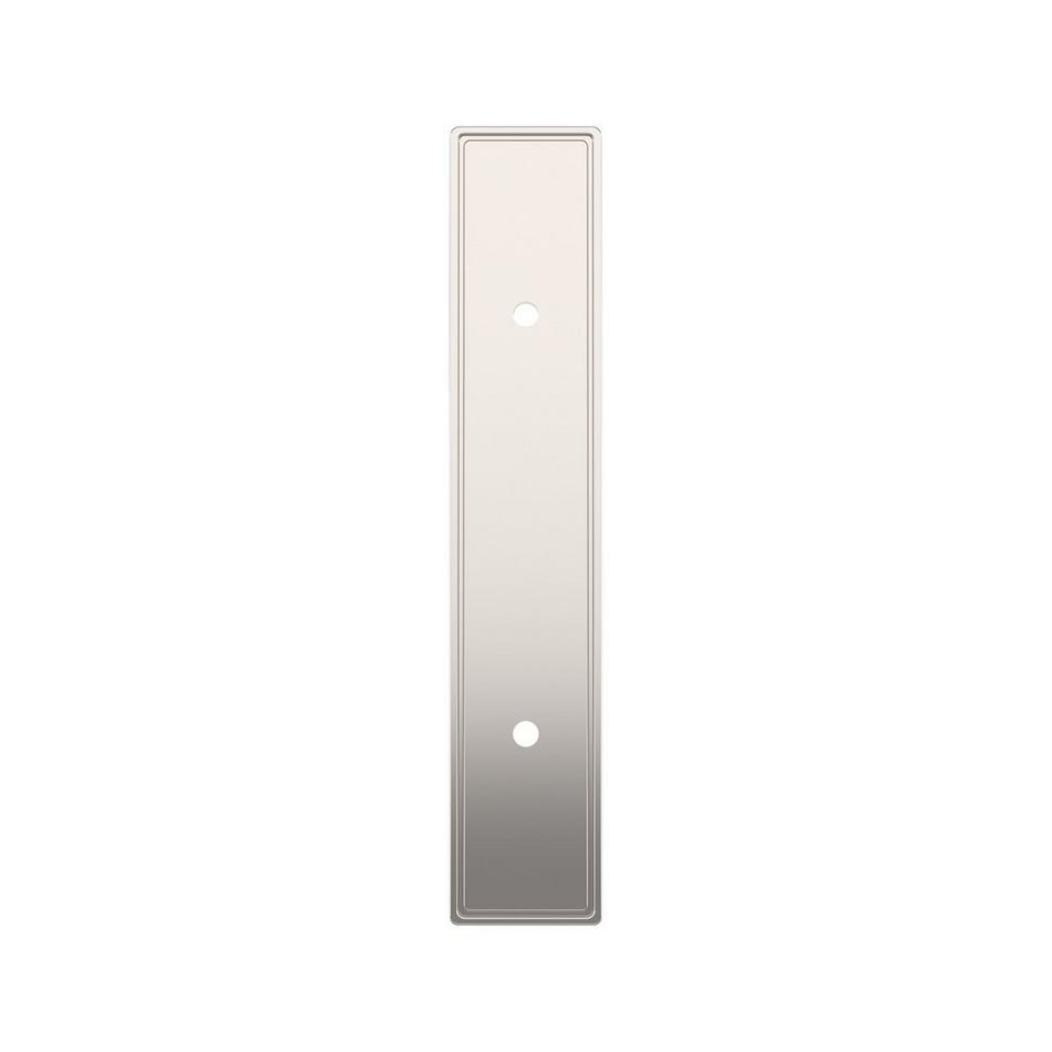 3" Contemporary Cabinet Pull Backplate - Polished Nickel, , large image number 1